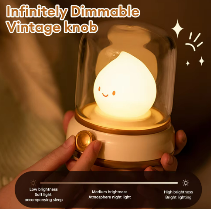 USB Rechargeable Kerosene Night Light