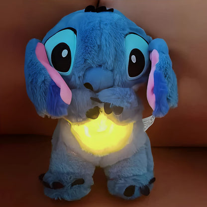 28cm Disney Stitch & Angel Plush Doll with Lights, Music & Airbag