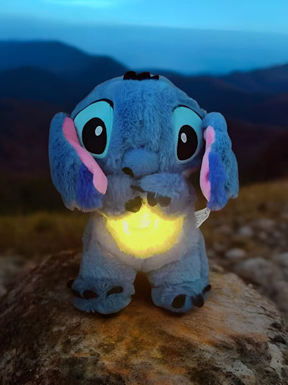 28cm Disney Stitch & Angel Plush Doll with Lights, Music & Airbag