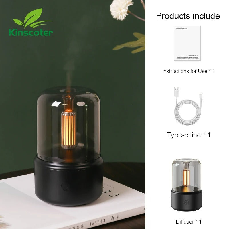 KINSCOTER Portable Mini Aroma Diffuser & USB Air Humidifier