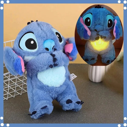 28cm Disney Stitch & Angel Plush Doll with Lights, Music & Airbag