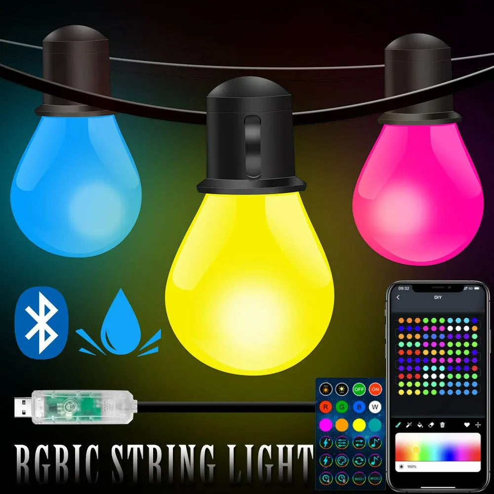 Smart G40 LED String Lights for Indoor & Outdoor Decoration