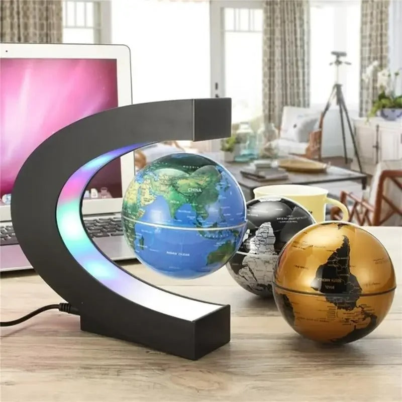 Magnetic Floating Levitation Globe LED World Map Lamp