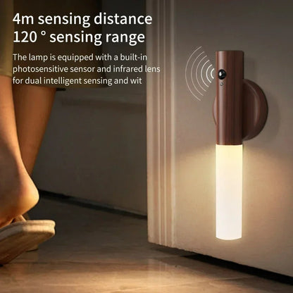 Motion Sensor LED Night Light – Rechargeable Human Body Induction Wall Light