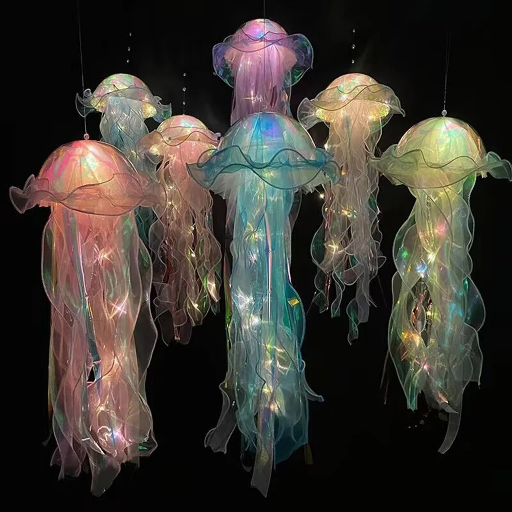 Gradient Jellyfish LED Light - Handmade Night Light & Home Decor