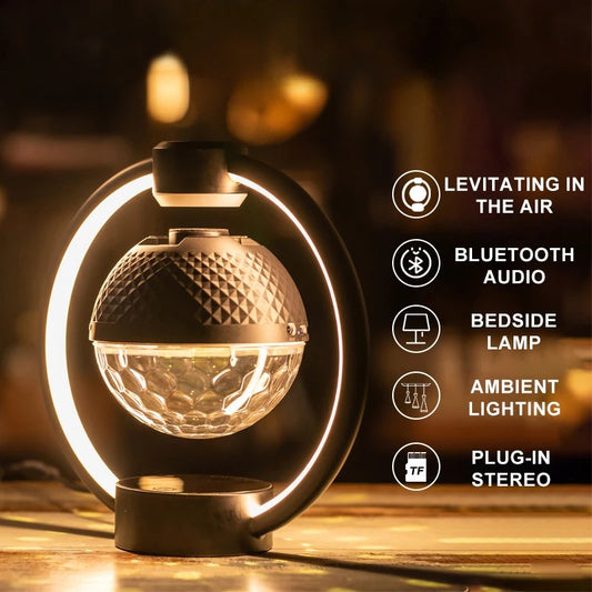 Magnetic Levitation Speaker - 360° Wireless Rotating Bluetooth Speaker