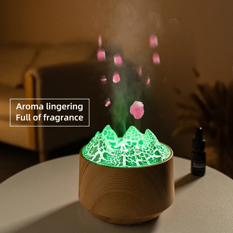 New Volcano Remote Control Humidifier is an innovative and multifunctional device that combines humidification, essential oil diffusion, and atmospheric lighting