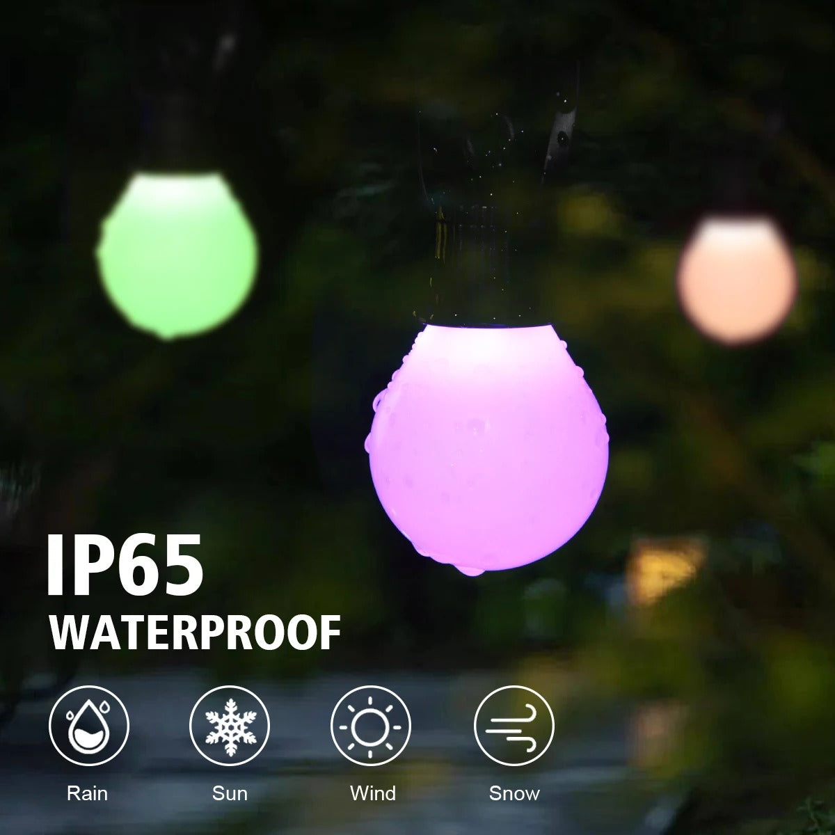 Smart G40 LED String Lights for Indoor & Outdoor Decoration