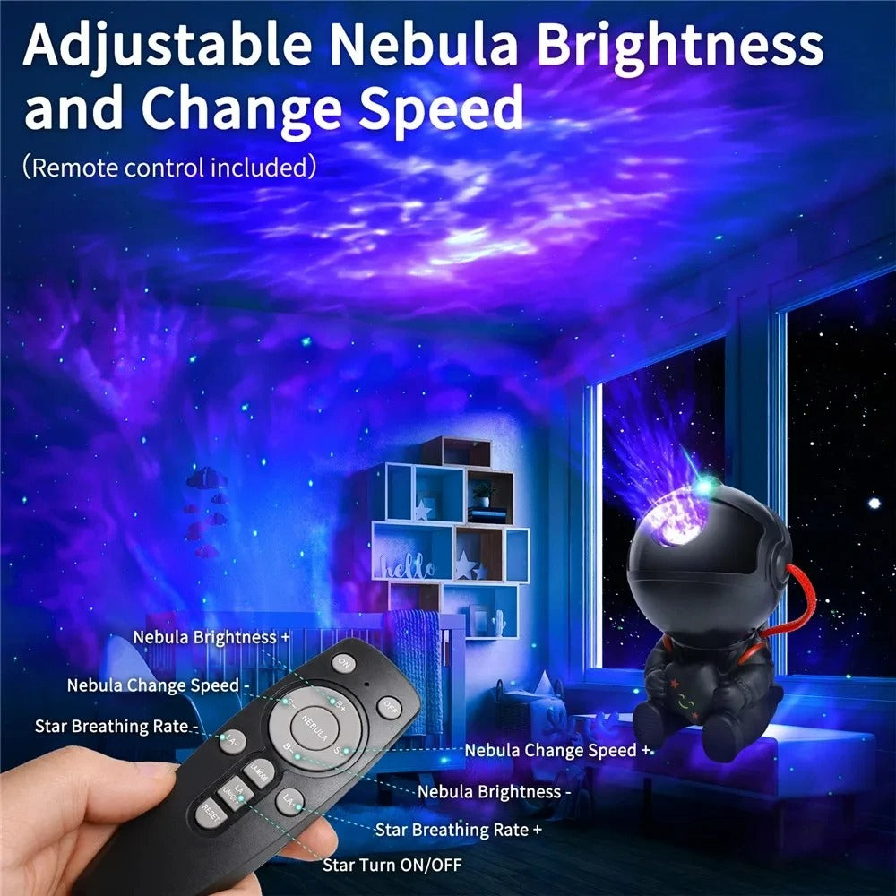 Galaxy LED Night Light - Astronaut Star Projector