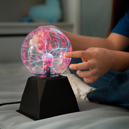 "3/8 Inch Plasma Ball Lamp - LED Night Light"