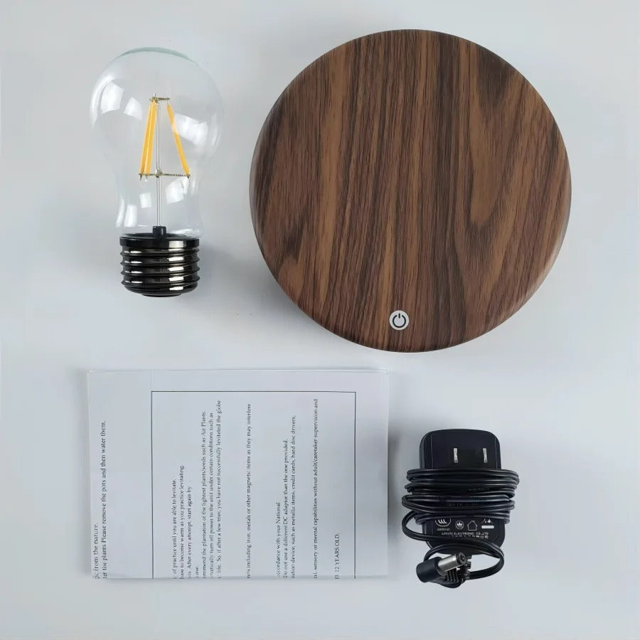 Magnetic Levitation Lamp – Creativity Floating Glass LED Bulb