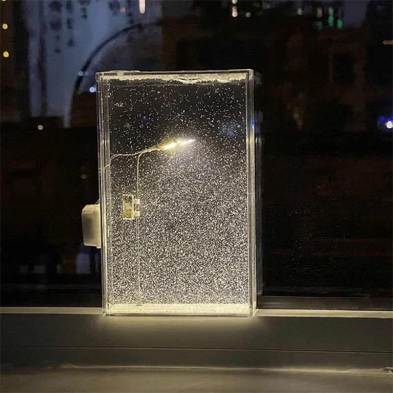 Advanced Snowy Night Flow Ma Night Light - Handmade DIY Material Package