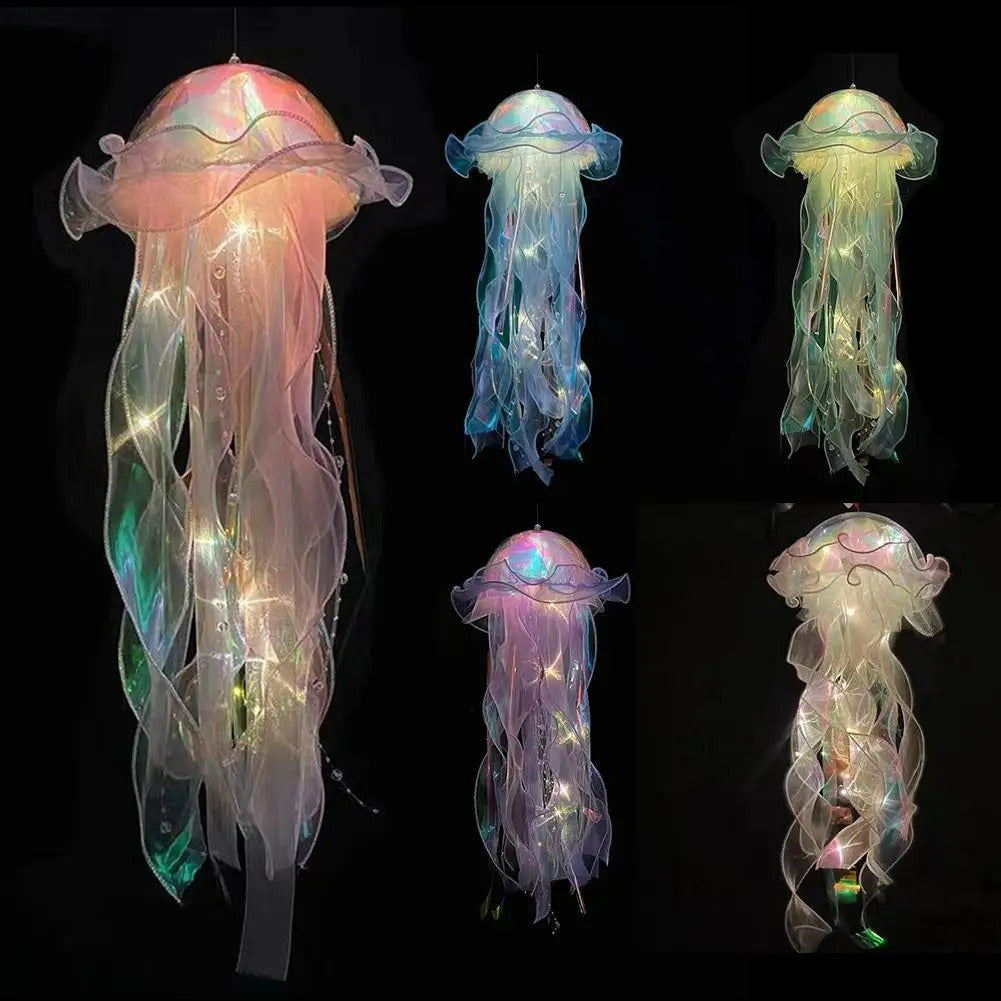 Gradient Jellyfish LED Light - Handmade Night Light & Home Decor