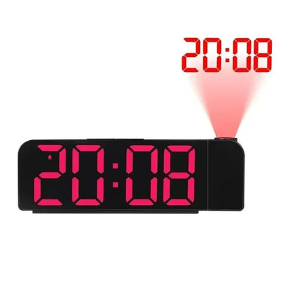 180° Rotation Digital Projection Alarm Clock with Night Mode