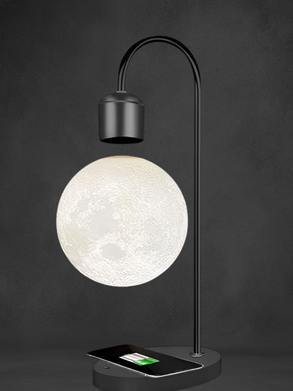 Creative Magnetic Levitation Moon Lamp – LED Night Light