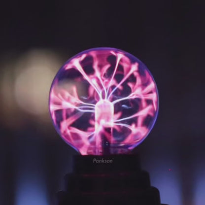 "3/8 Inch Plasma Ball Lamp - LED Night Light"