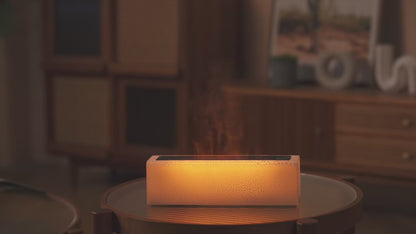 KINSCOTER RGB Flame Aroma Diffuser & Air Humidifier – Ultrasonic Cool Mist Maker