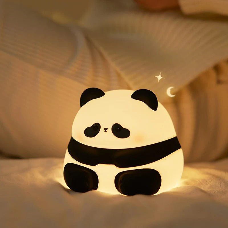 NEW Kawaii Night Light – Cartoon Dog, Cat & Duck Silicone USB Rechargeable Night Lamp