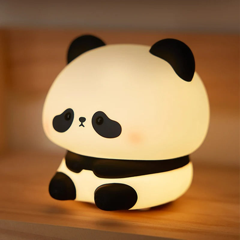 NEW Kawaii Night Light – Cartoon Dog, Cat & Duck Silicone USB Rechargeable Night Lamp