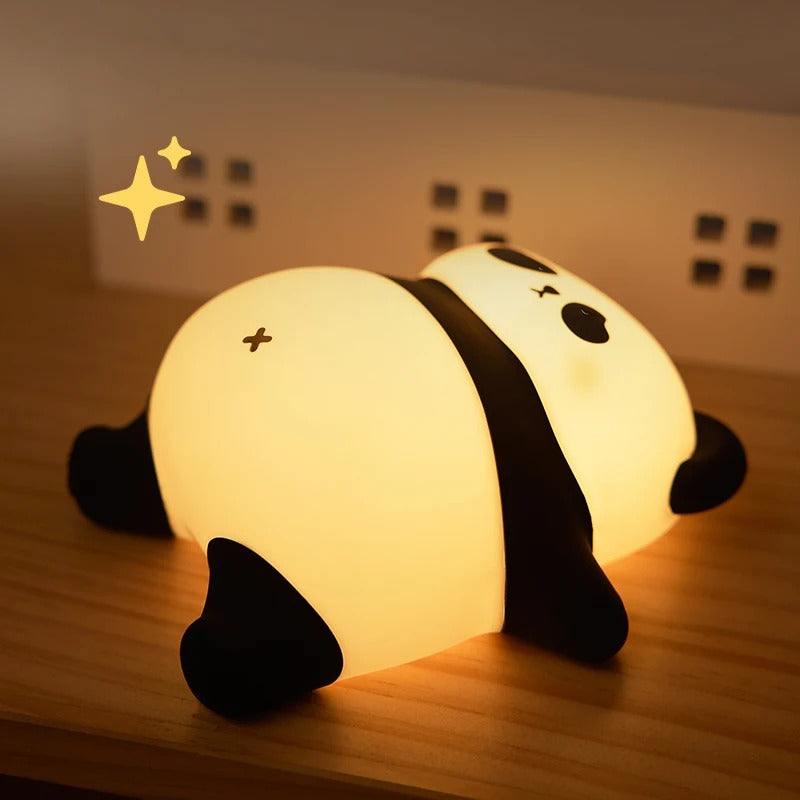 NEW Kawaii Night Light – Cartoon Dog, Cat & Duck Silicone USB Rechargeable Night Lamp