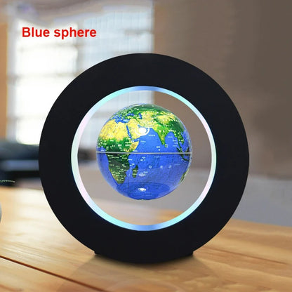 World Map Magnetic Levitation Globe LED Rotating Earth Lamp