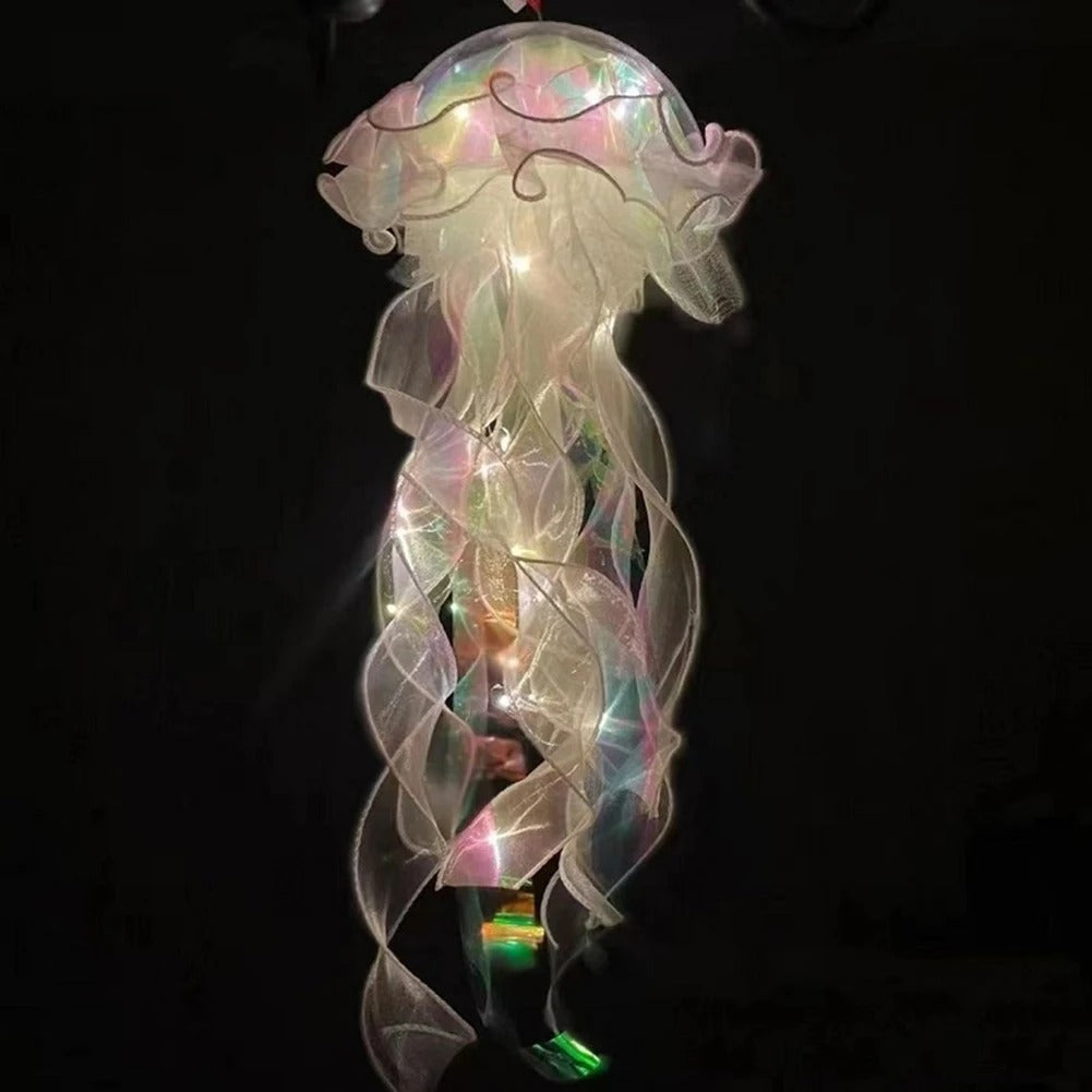 Gradient Jellyfish LED Light - Handmade Night Light & Home Decor