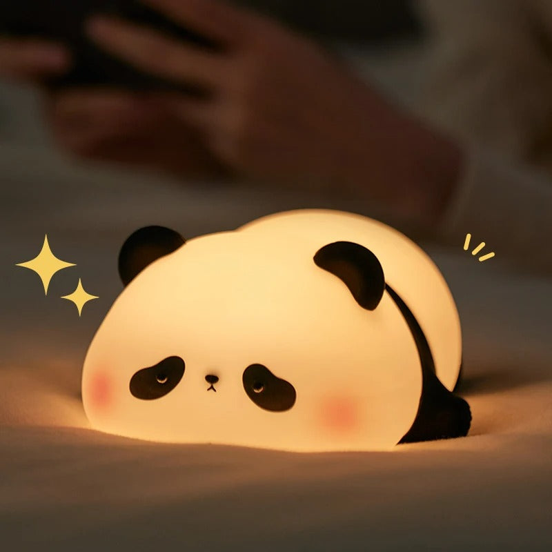 NEW Kawaii Night Light – Cartoon Dog, Cat & Duck Silicone USB Rechargeable Night Lamp