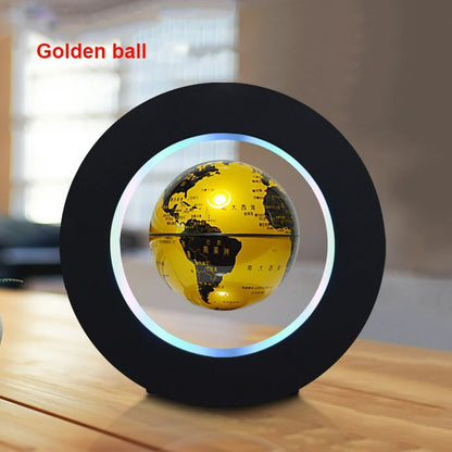 World Map Magnetic Levitation Globe LED Rotating Earth Lamp