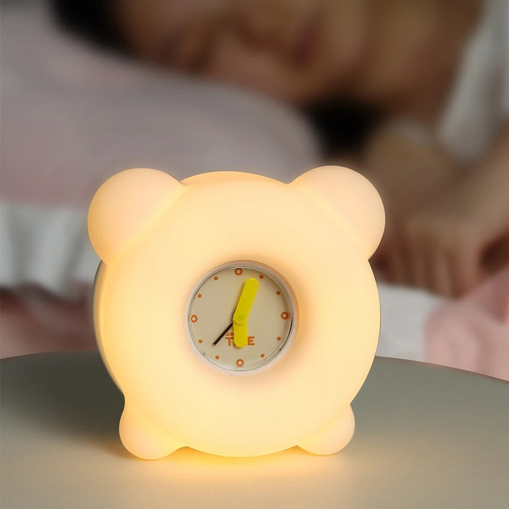 NEW Kawaii Night Light – Cartoon Dog, Cat & Duck Silicone USB Rechargeable Night Lamp