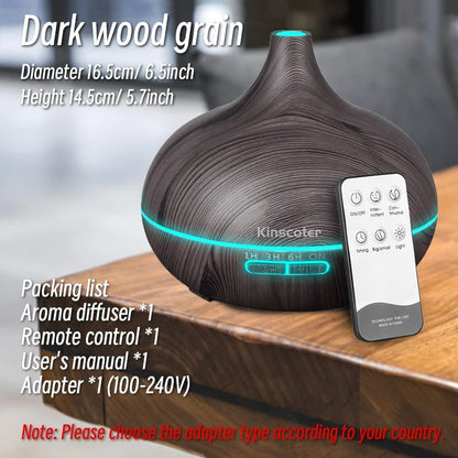 High Quality 500ml Aromatherapy Essential Oil Diffuser