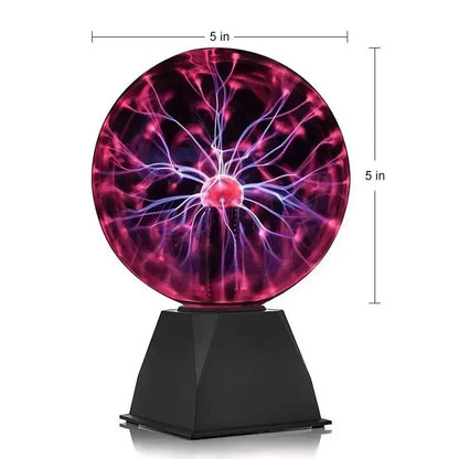 "3/8 Inch Plasma Ball Lamp - LED Night Light"